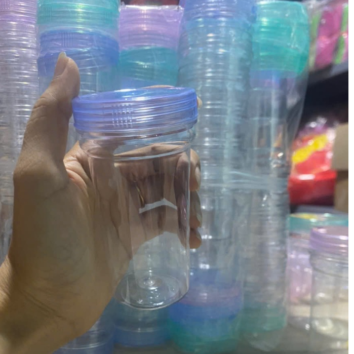 1 lố 24 hủ nhựa Duy Tân ly nhí 100g đựng gia vị - Nắp nhiều màu -hàng chính hãng cty Nhựa Duy Tân