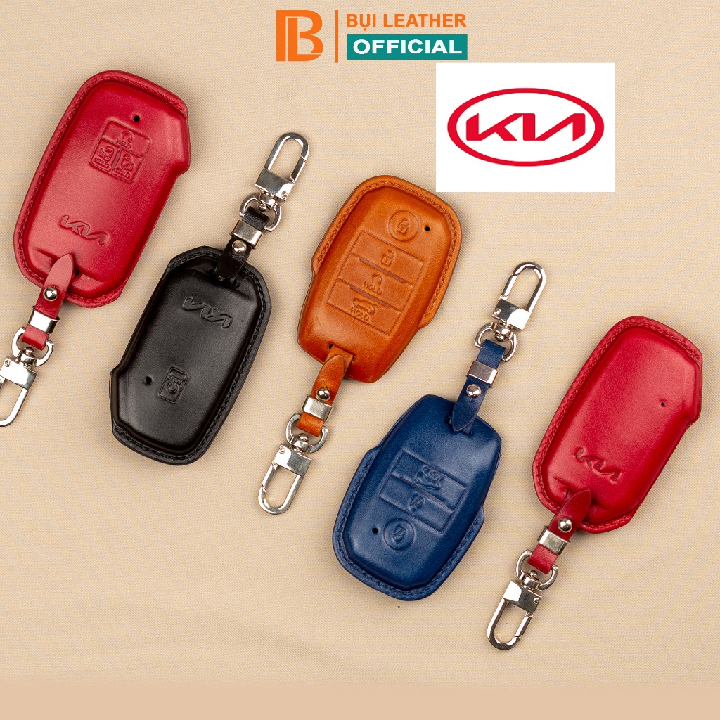 Bao da chìa khóa KIA K3, K5, New Sportage, Cerato, Seltos, Soluto, Morning, Sorento, Rondo, SONET, C