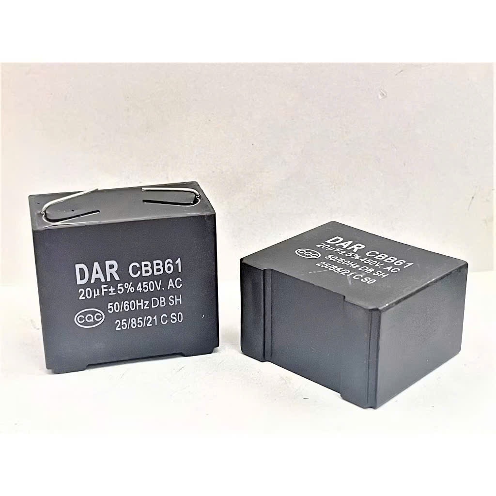 Tụ quạt chân kim 20uf/450v