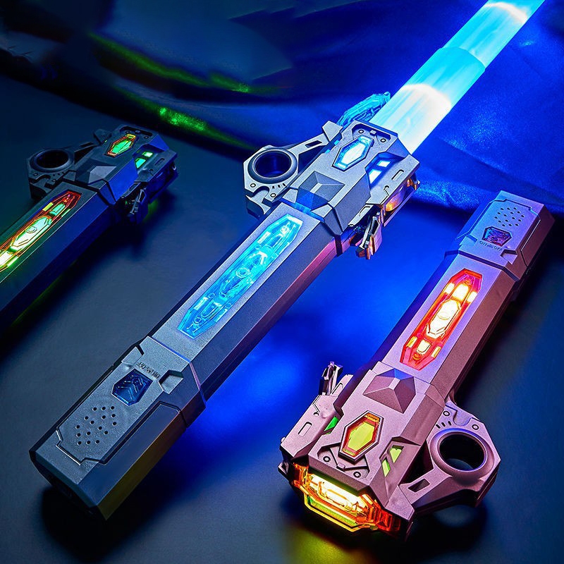  Kiếm Ánh Sáng Lazer Phiên Bản Mới 7 Màu Led Thay Đổi Theo Ý Thích Có Thể Ghép Đôi - Thu Gọn 