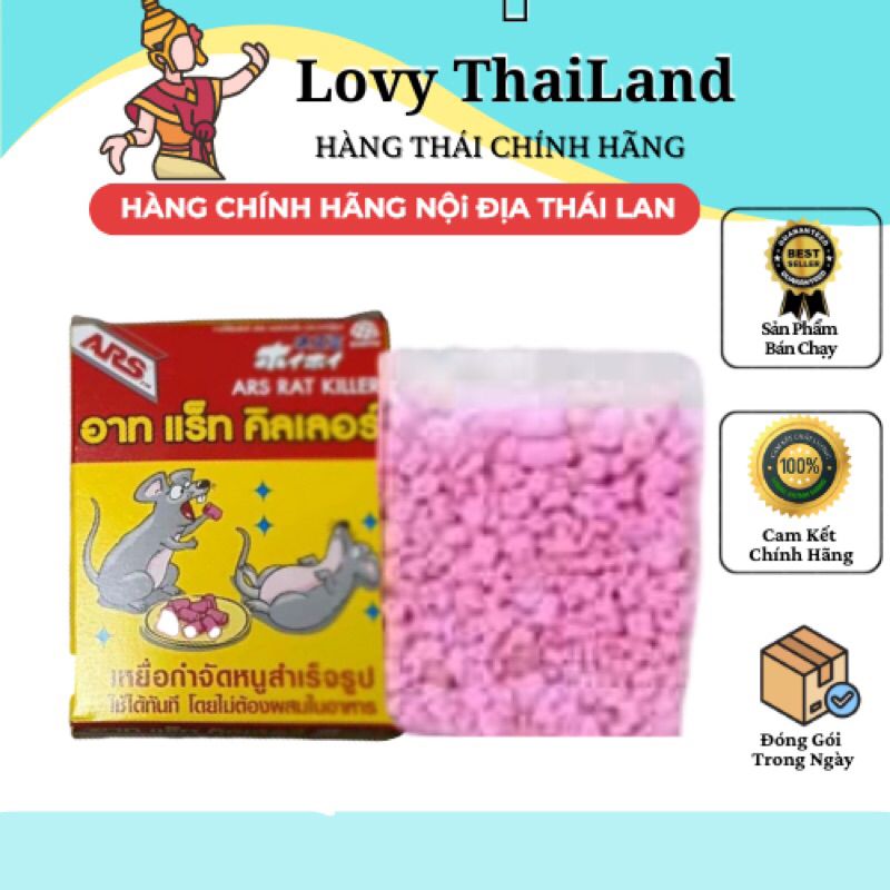 Viên Diệt Chuột ARS RAT KILLER Thái Lan. diệt chuột hiệu quả 80g