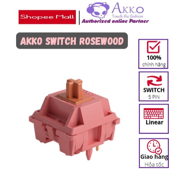 AKKO Switch Rosewood ( 5 pin / 45 switch)