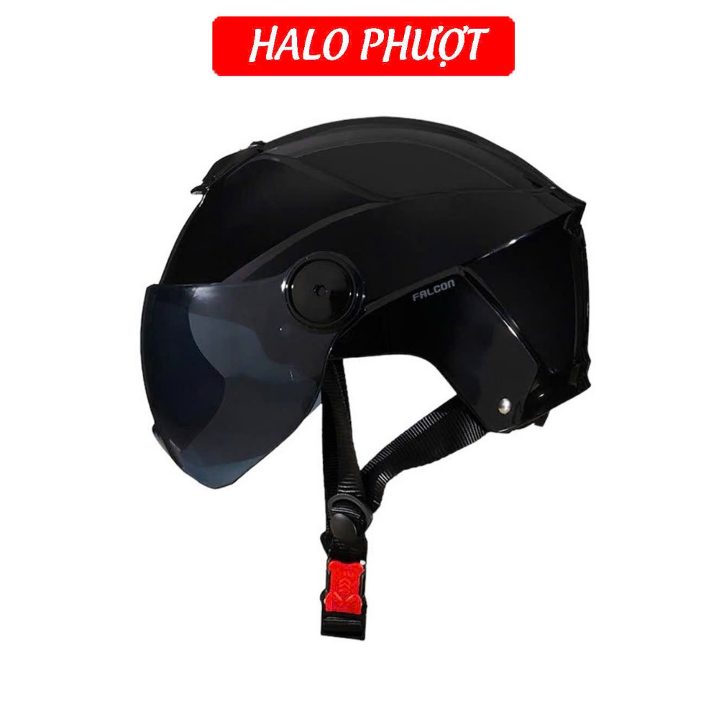 Nón Bảo Hiểm POC Falcon F19 Đen Bóng (Chuẩn Xe Máy)