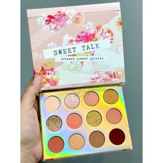 Phấn Mắt Colourpop Sweet Talk Eyeshadow Palette. Màu Mắt, Bảng Mắt Hồng Đào, Ánh Nhũ Lấp Lánh