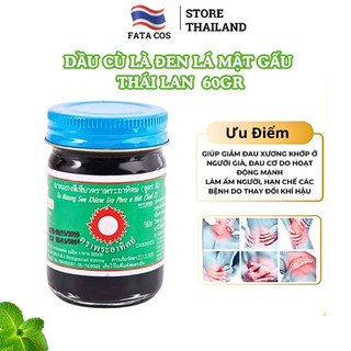  Dầu cù là đen thái lan 60gr cao xoa bóp thái lan fata co's 
