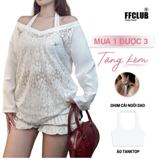  ÁO KAKI TAY DÀI CỔ TIM PHỐI RENFFCLUB MIX 