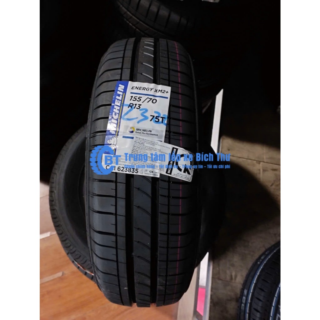 Lốp Michelin 155/70R13 XM2+ Cửa Hàng Lốp Bích Thư, Lốp Xe Êm Ái, Chất Lượng An Toàn Độ Bám Đường Tốt