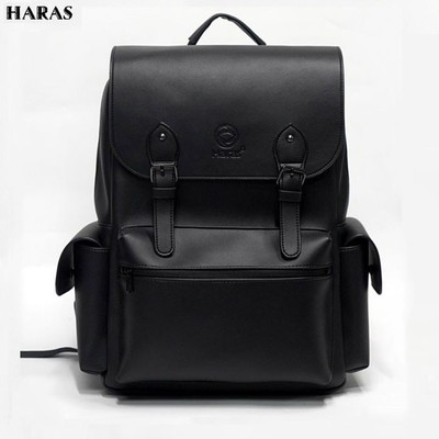 Balo Da PU Cao Cấp Nam Nữ Thời Trang Chống Thấm Nước HARAS HR353