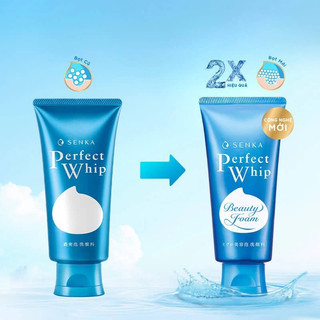 Sửa rửa mặt tạo bọt Senka Perfect Whip Sạch sâu 120g