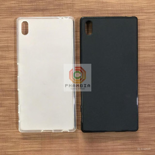 Ốp lưng dẻo trong Sony z5 Premium lưng nhám và dẻo đen loại ốp dày đẹp
