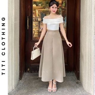  Chân váy nàng thơ OLIVE 8 mảnh chân váy xòe dáng chữ A lả lướt chất vải Hàn Quốc mềm mịn thoáng mát tôn dáng 