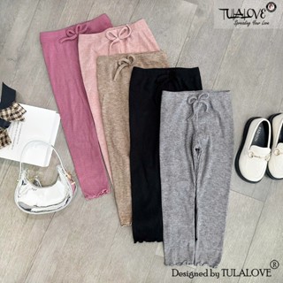 Quần Thun Len Tăm Cho Bé Gái Thu Đông Chất Lượng Cao, Quần Mùa Đông Cho Bé Gái Tulalove