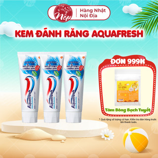 Kem đánh răng Aquafresh Triple Protection 140g hàng nội địa Nhât Bản - Nếp shop - nepshop1