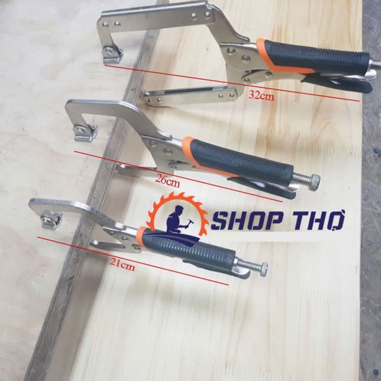 Kẹp nhanh chữ C mở 5cm, 7cm, 14cm