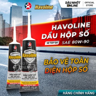 Dầu nhớt láp / Nhớt hộp số xe tay ga Caltex Havoline Scooter Gear Plus 80W-90 (Tuýp 120mL)