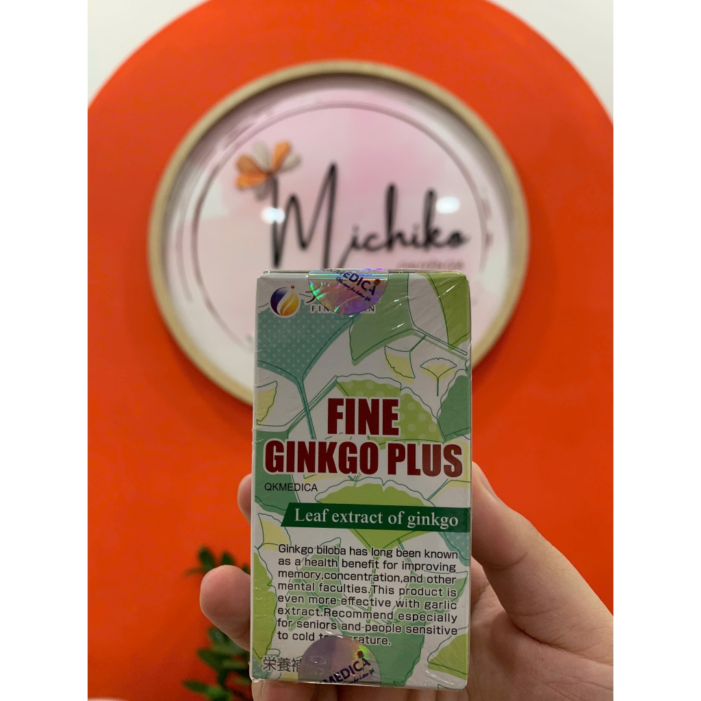 [Combo 2 Hộp] Viên Uống Bổ Não Fine Ginkgo Plus Hoạt Huyết Dưỡng Não Nhật Bản 400 Viên