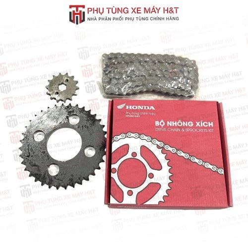Bộ NSD nhông xích HONDA Wave Rs/ Rsx/ ALPHA/ Wave 110/Wave S110/ Fu Neo (H0640KTL640) _( 6A 2B)_6A 2
