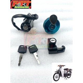 BỘ Ổ KHOÁ XE CUB MỚI ( TÂY Á )