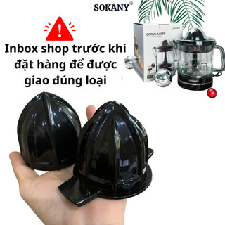 Bộ lõi vắt cam, nắp máy vắt cam Lock Lock 236BLK gồm 1 nắp có tai và 1 nắp không tai