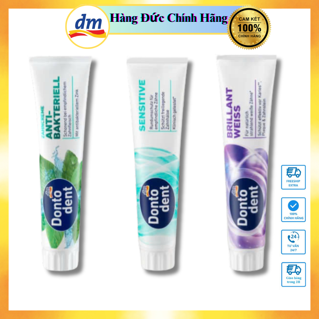 Kem đánh răng Dontodent  Đức125ml