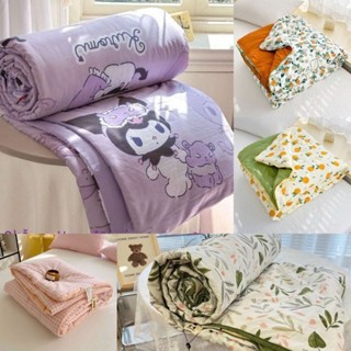 Chăn hè cotton xơ đậu nành trần bông nhập khẩu loại 1, chăn mền đũi xơ đậu nành mềm mịn thoáng mát