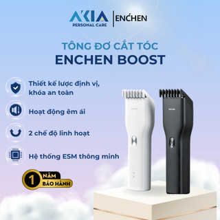 Tông đơ cắt tóc Enchen Boost độ ồn thấp, 2 chế độ cắt, pin dùng đến 80 phút - BH 12 tháng