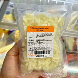 Phô Mai Mozzarella Bào IQF 100g