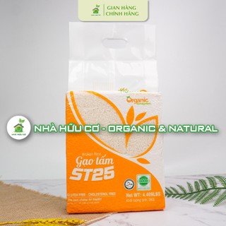  GẠO TẤM ST25 Khử trung hữu cơ 2kg 1kg- Gạo Ngon Nhất - Nhà hữu cơ 