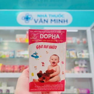 Gạc rơ lưỡi Dopha (Lốc 10 Hộp x 5 Cái)