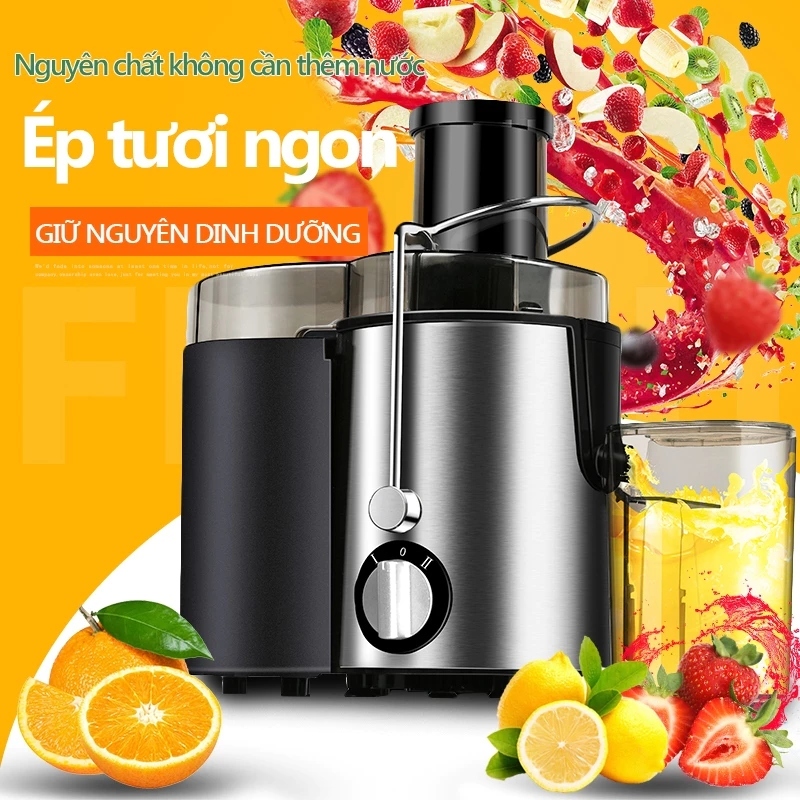 Máy ép nhanh Trái Cây Hoa Quả Rau Củ chậm hoa quả ép khởi động êm, điều chỉnh tốc độ BH 12 tháng.