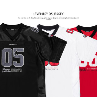 Áo Jersey Levents 05 Thun Lưới Thái Và Tricot Bóng Unisex Oversized