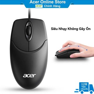 Chuột máy tính có dây acer văn phòng giá rẻ tắt âm chống ồn cho máy tính để bàn laptop Chuột văn phòng chuyên nghiệp 
