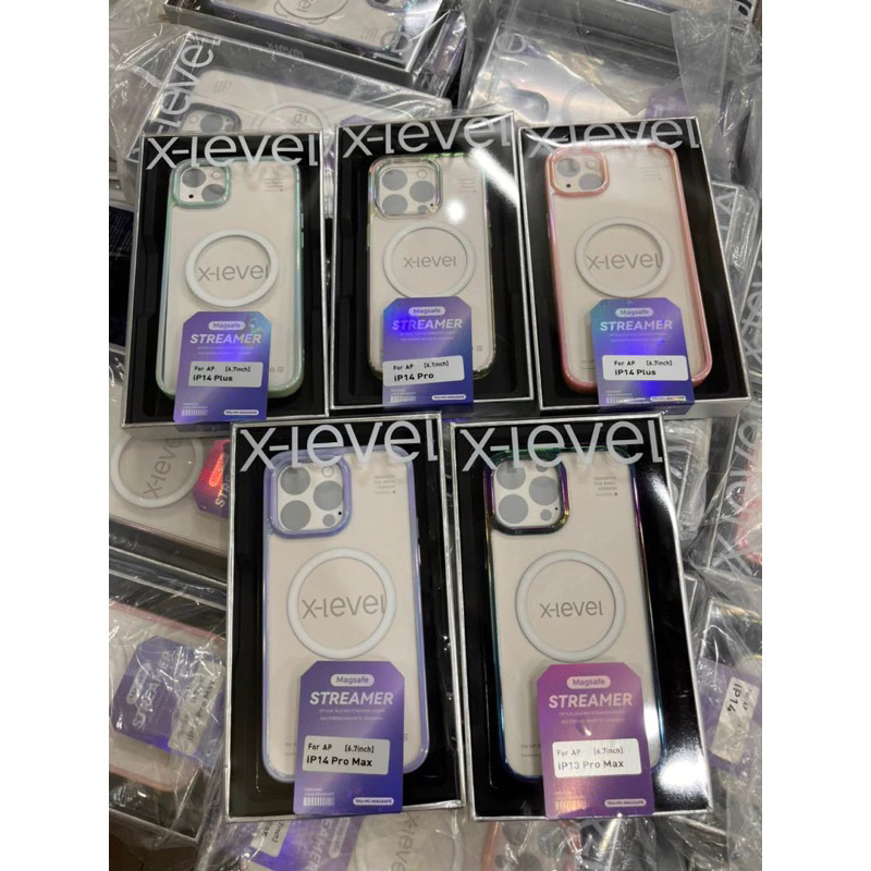 Ốp X-Level Streamer Lưng cứng trong suốt Vành cam kim loai ip16 pro max/ ip16 pro max
