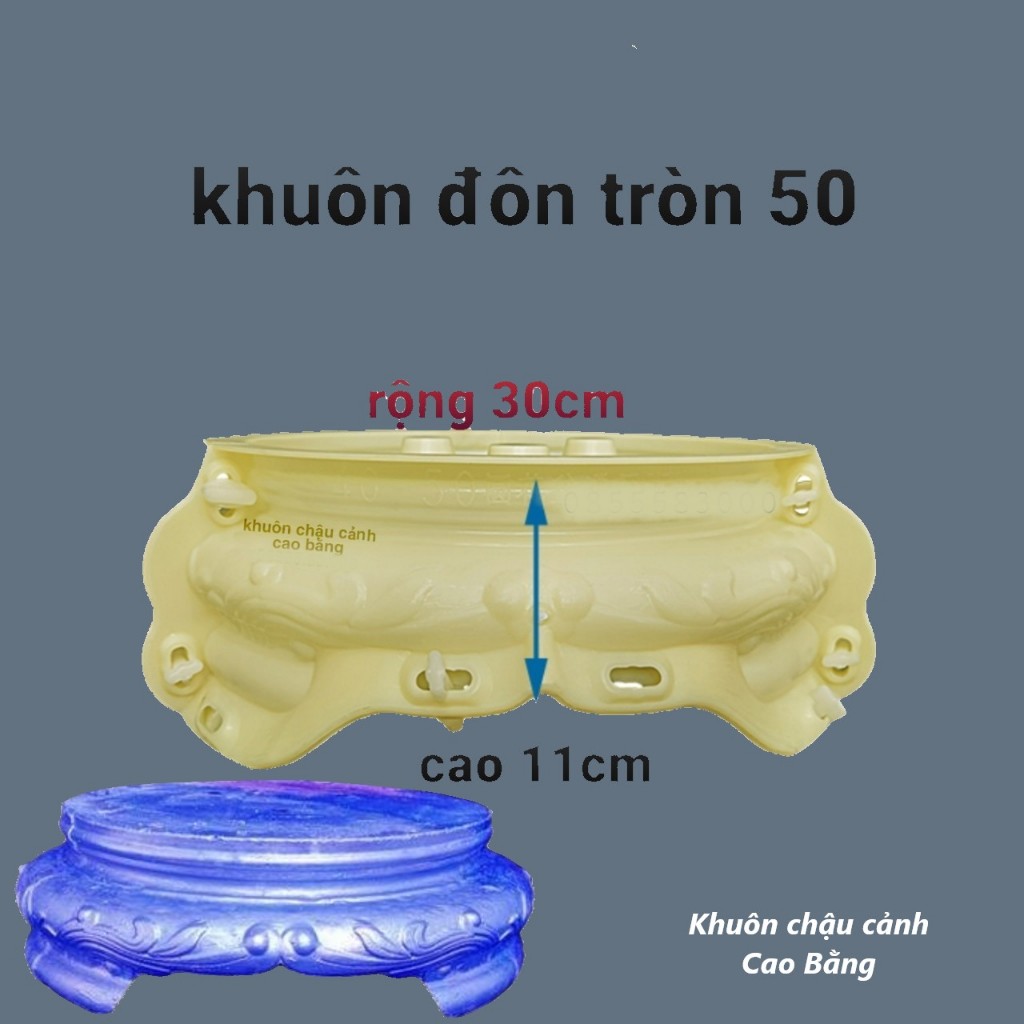 Khuôn đúc chân đôn tròn 50 (khuôn chân đôn)