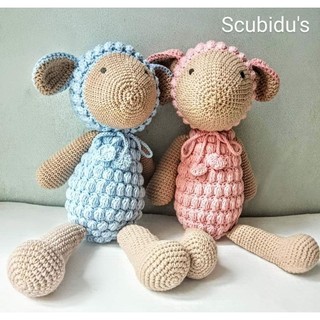 Thú bông cừu len handmade cực xinh