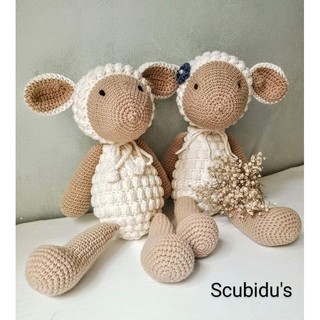 Thú bông cừu len handmade cực xinh