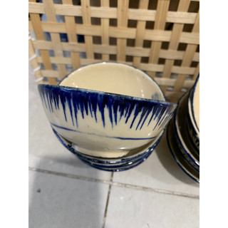 sét 10 chén phết  nhỏ ( có sạn )11 cm