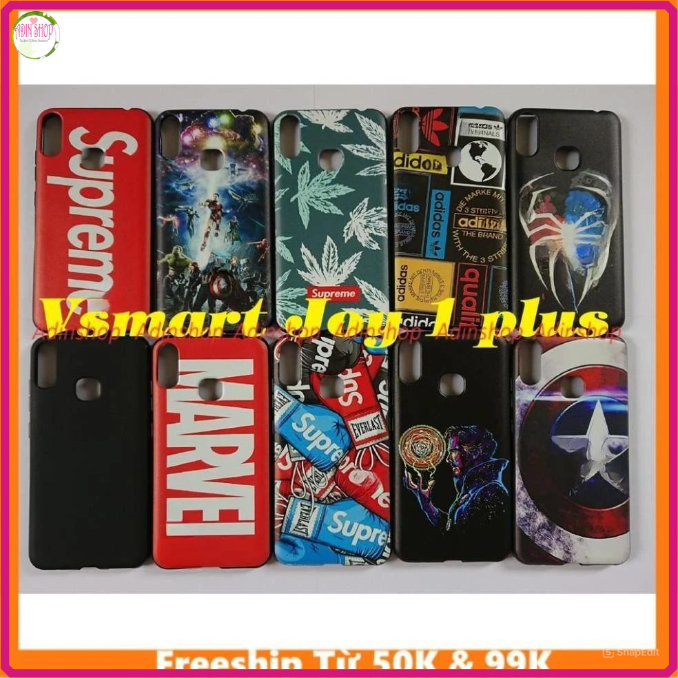 Ốp lưng Vsmart Joy1 plus dẻo đen in hình đẹp - Phần A