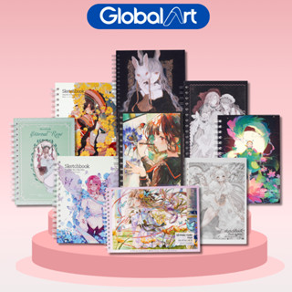 Sổ Vẽ Ong Mặt Bự Sketchbook Luyện Vẽ A4 190gsm Luyện Vẽ Không Kỵ Tẩy 297x210mm Kèm Tranh Line Art