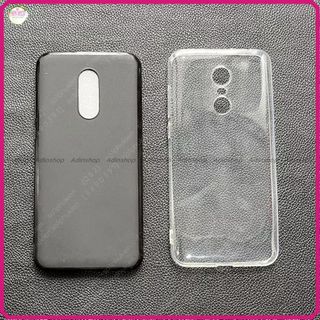 Ốp lưng Xiaomi Redmi 5 plus loại dẻo đen trơn TPU, loại dẻo trong suốt bền đẹp