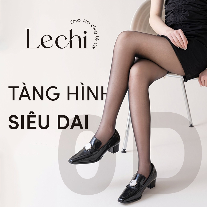 Quần tất lụa 0D LECHI Quần tất tàng hình che khuyết điểm thon gọn chân