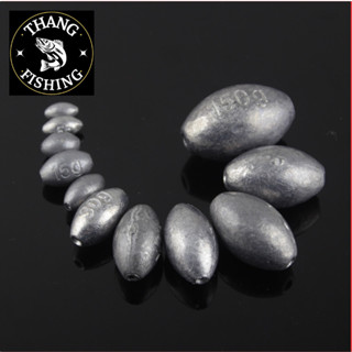 50 Chì Câu Cá,2gram Chì Tròn Xuyên Tâm Chất Lượng - Thắng Fishing