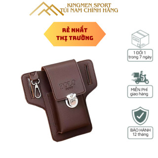 Túi Đựng Điện Thoại ⚡ CHẤT DA DÀY, CỨNG CÁP ⚡ Túi Kẹp Thắt Lưng, Hông, Chất Liệu Da Cao Cấp, Chuẩn Form Dáng LM35