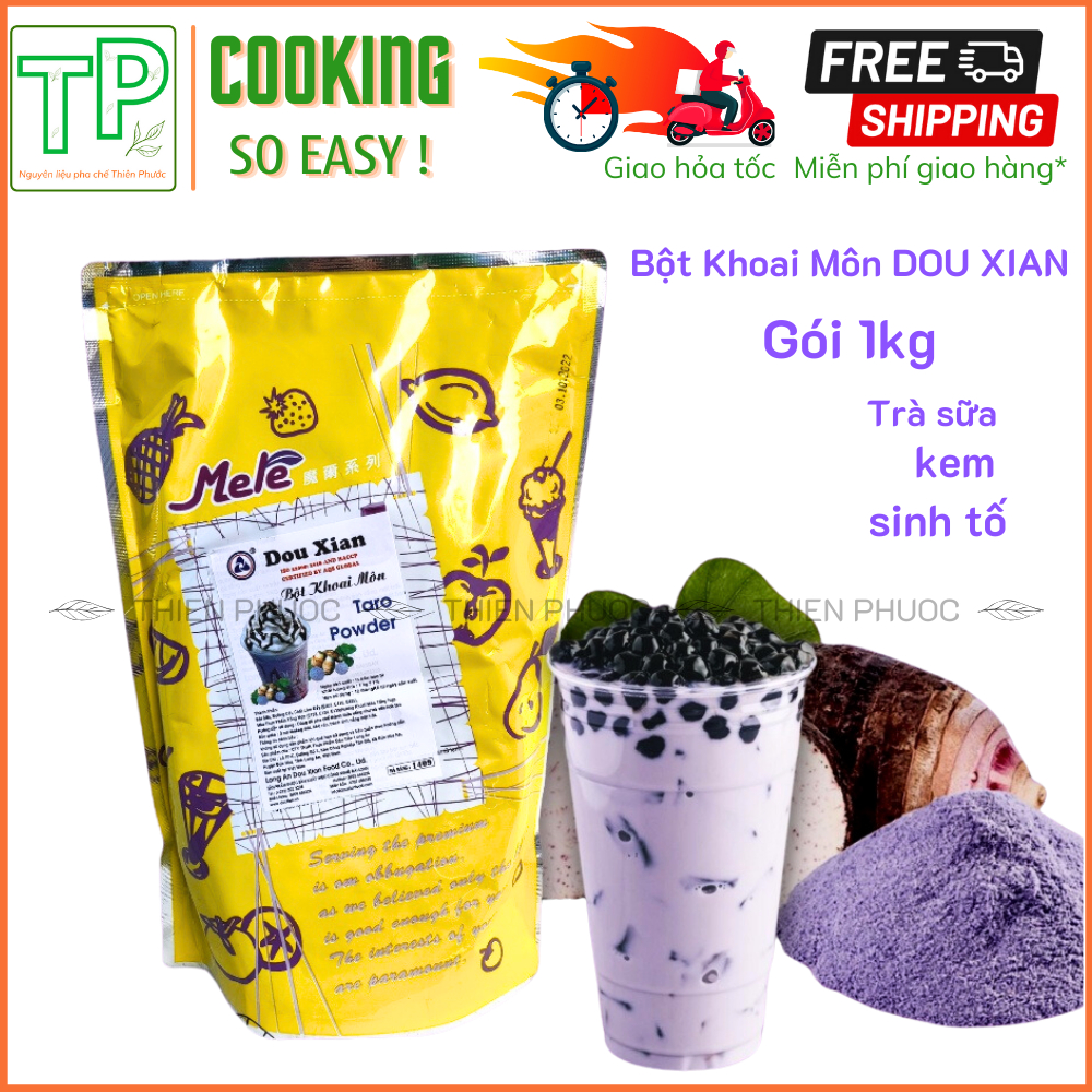 Bột khoai môn pha trà sữa gói lẻ 100g (hiệu DouXian)
