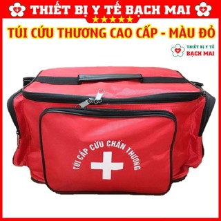 TÚI CỨU THƯƠNG ĐỎ TO - TÚI Y TẾ MÀU ĐỎ CAO CẤP ĐỦ 4 SIZE KÍCH THƯỚC