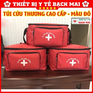 TÚI CỨU THƯƠNG ĐỎ TO - TÚI Y TẾ MÀU ĐỎ CAO CẤP ĐỦ 4 SIZE KÍCH THƯỚC