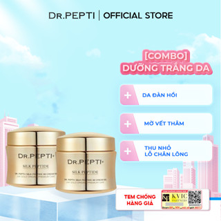 [Combo] 2 Kem Dưỡng Trắng Phục Hồi Da Dr.pepti Silk Peptide 88 Cream Ex 12g x2