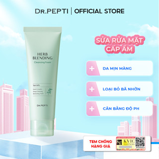 Sữa Rửa Mặt Cấp Ẩm Chuyên Sâu, Làm Dịu Da DR.PEPTI HERB BLENDING CLEANSING FOAM 110ml