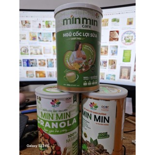 Ngũ cốc hạt ăn liền granola min min [hộp 500gram minmin]