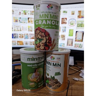 Ngũ cốc hạt ăn liền granola min min [hộp 500gram minmin]